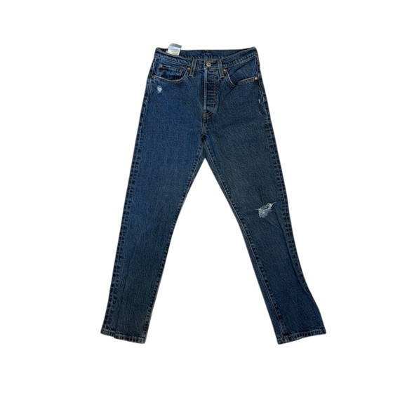 Levi's Blue Straight Jeans Classic Denim - Picture 6 of 9